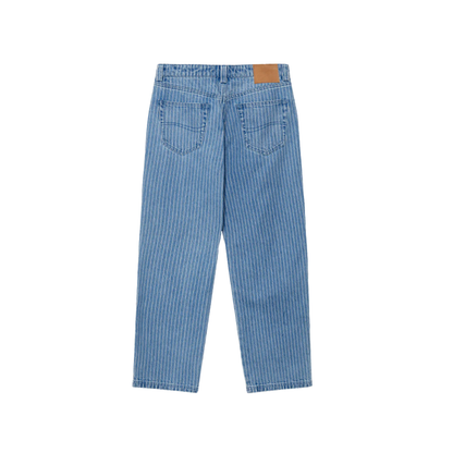 Jeans -  Pinstripe Classic Wash Denim - Pompeii