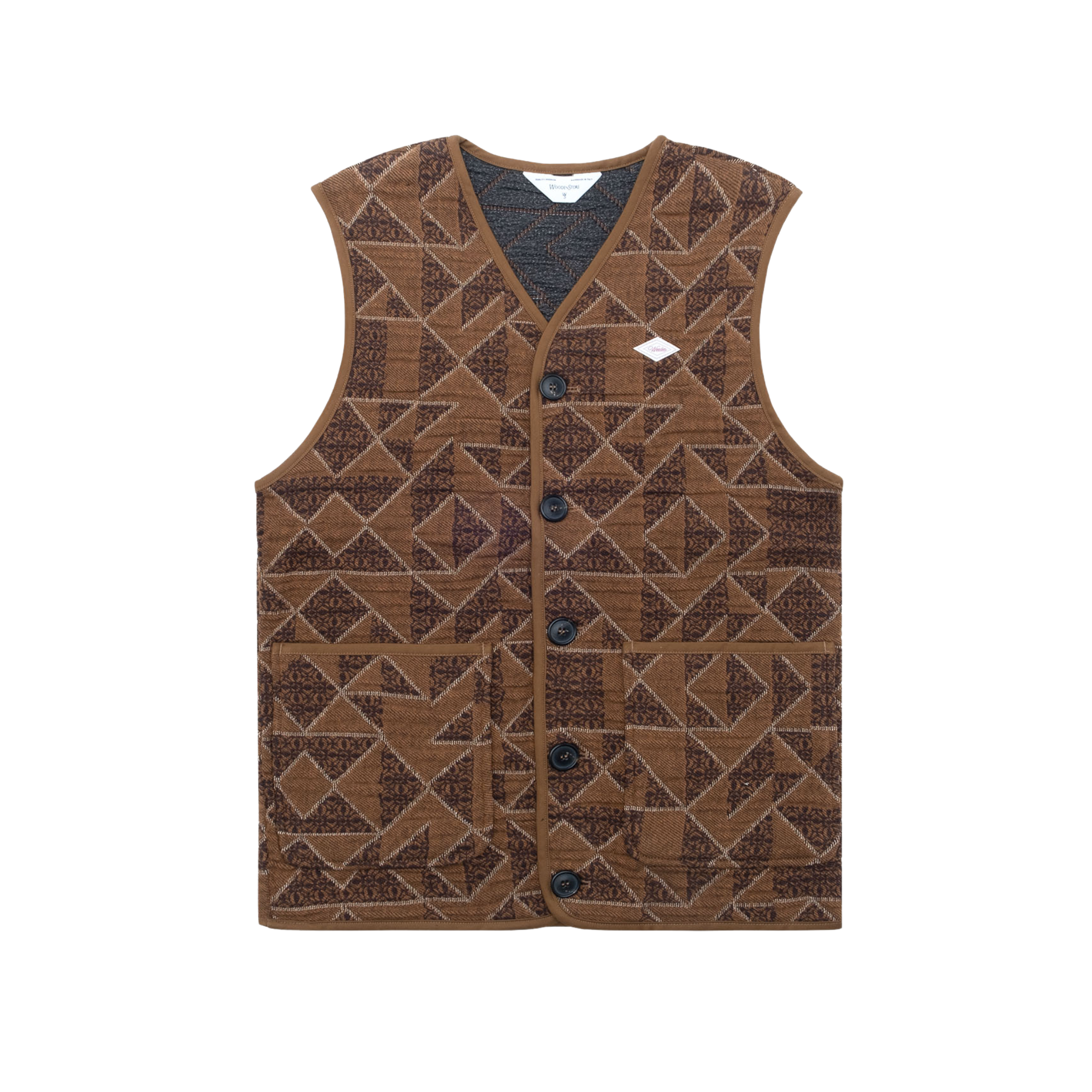 Gilet - Jacquard Terra - Wooden