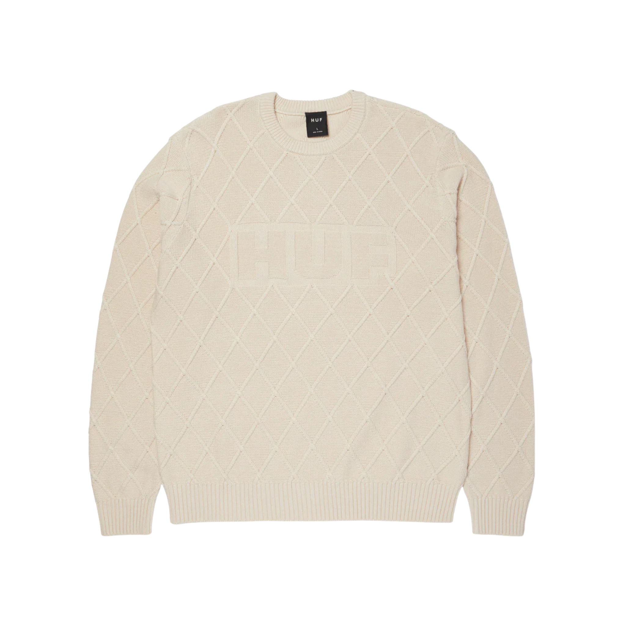 Pull - Grid Crewneck - Huf