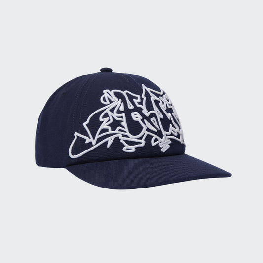 HUF CAP OUTLINES SNAPBACK NAVY