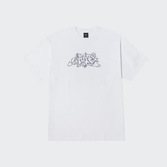 HUF T-SHIRT OUTLINES SS WHITE