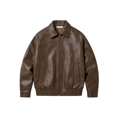 Veste - Jacket leather Brown - Prohibited