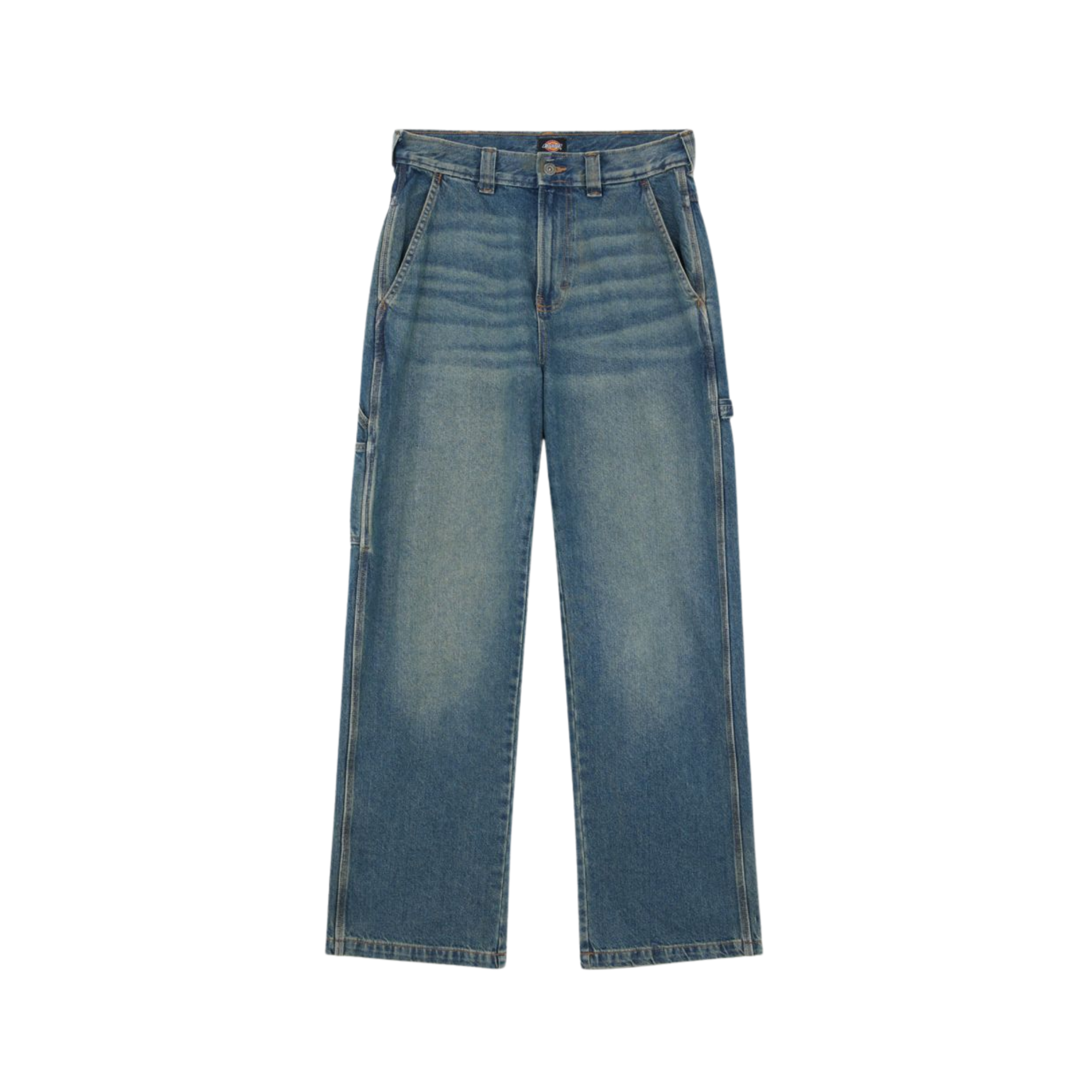 Jean - Stevensville Carpenter Denim Khaki Tinted Blue - Dickies