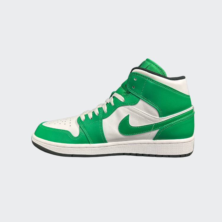 Jordan 1 Mid Lucky Green