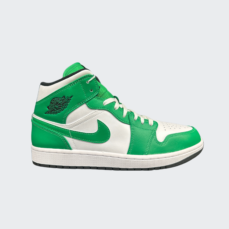 Jordan 1 Mid Lucky Green