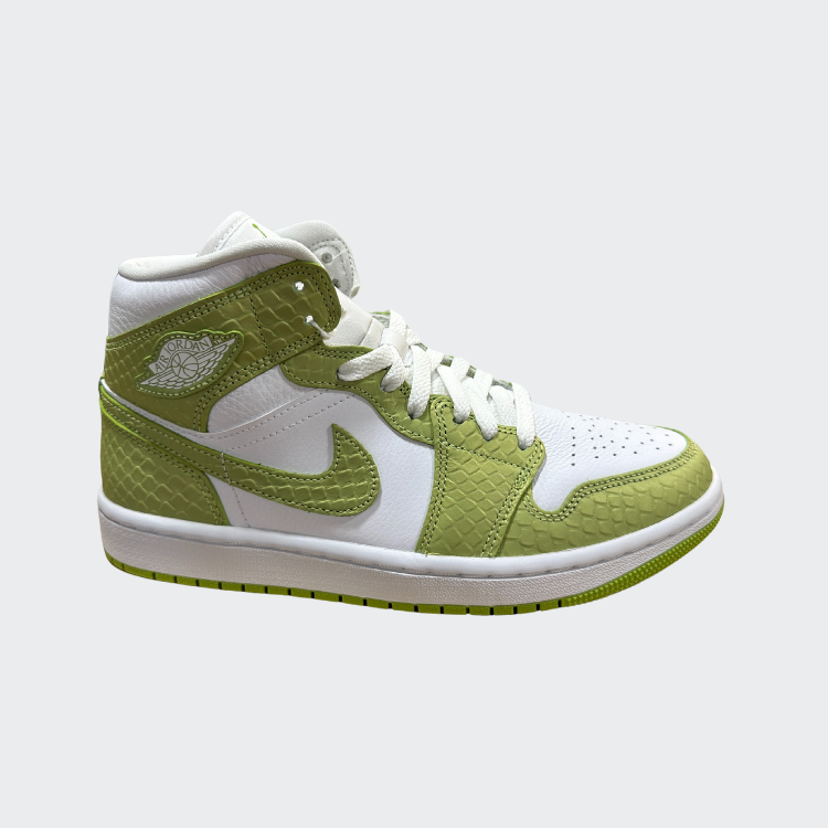 Jordan 1 Mid Green Python