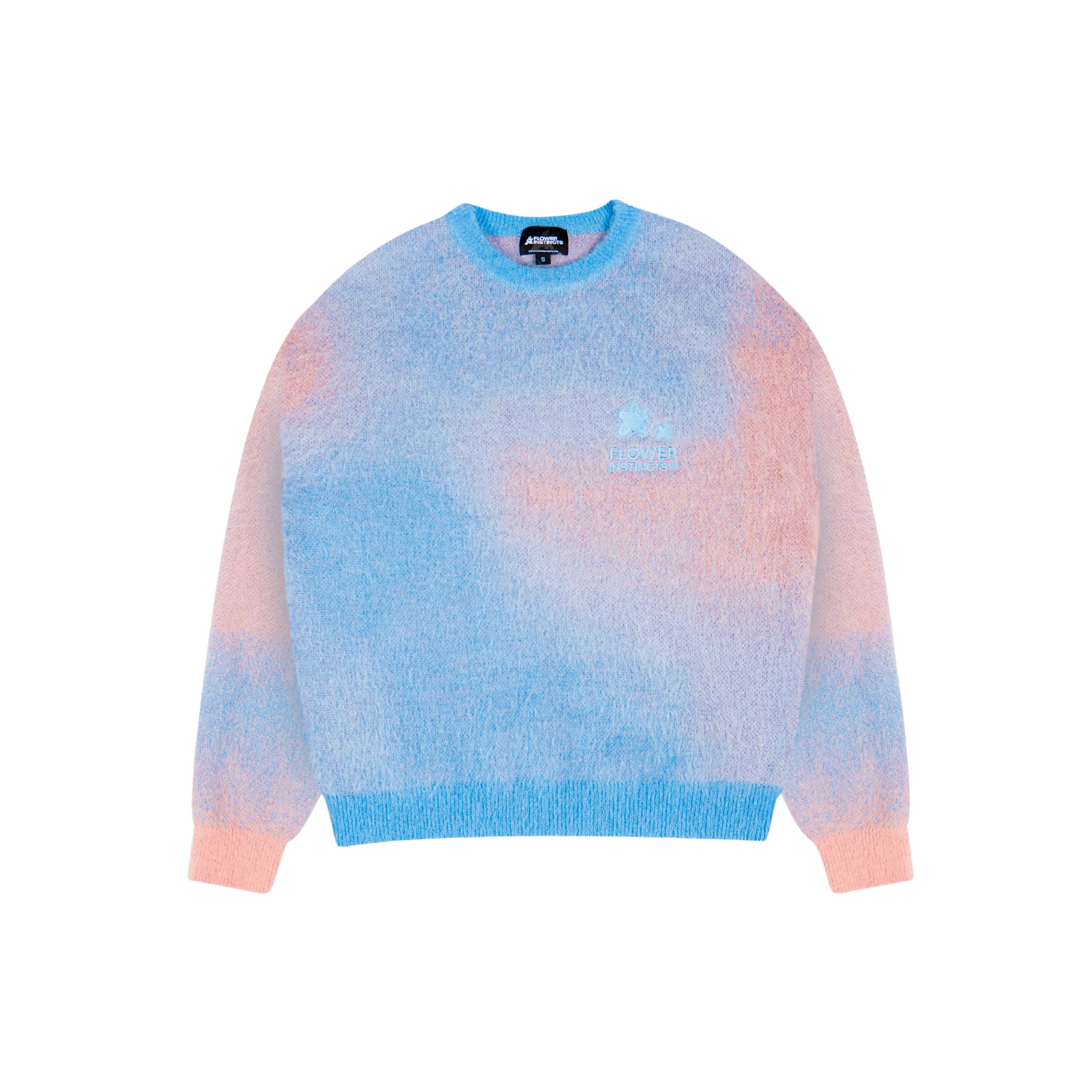 Pull - Mohair Rose/Bleu - Flower Instincts