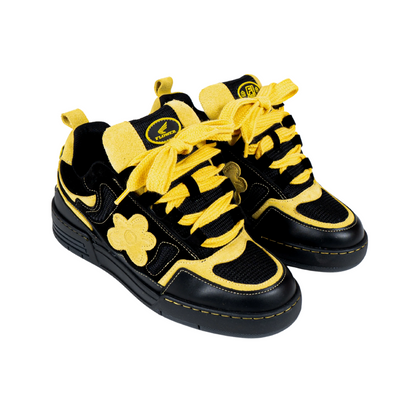 Sneakers - SDT Black Yellow Motor - Flower Instinct