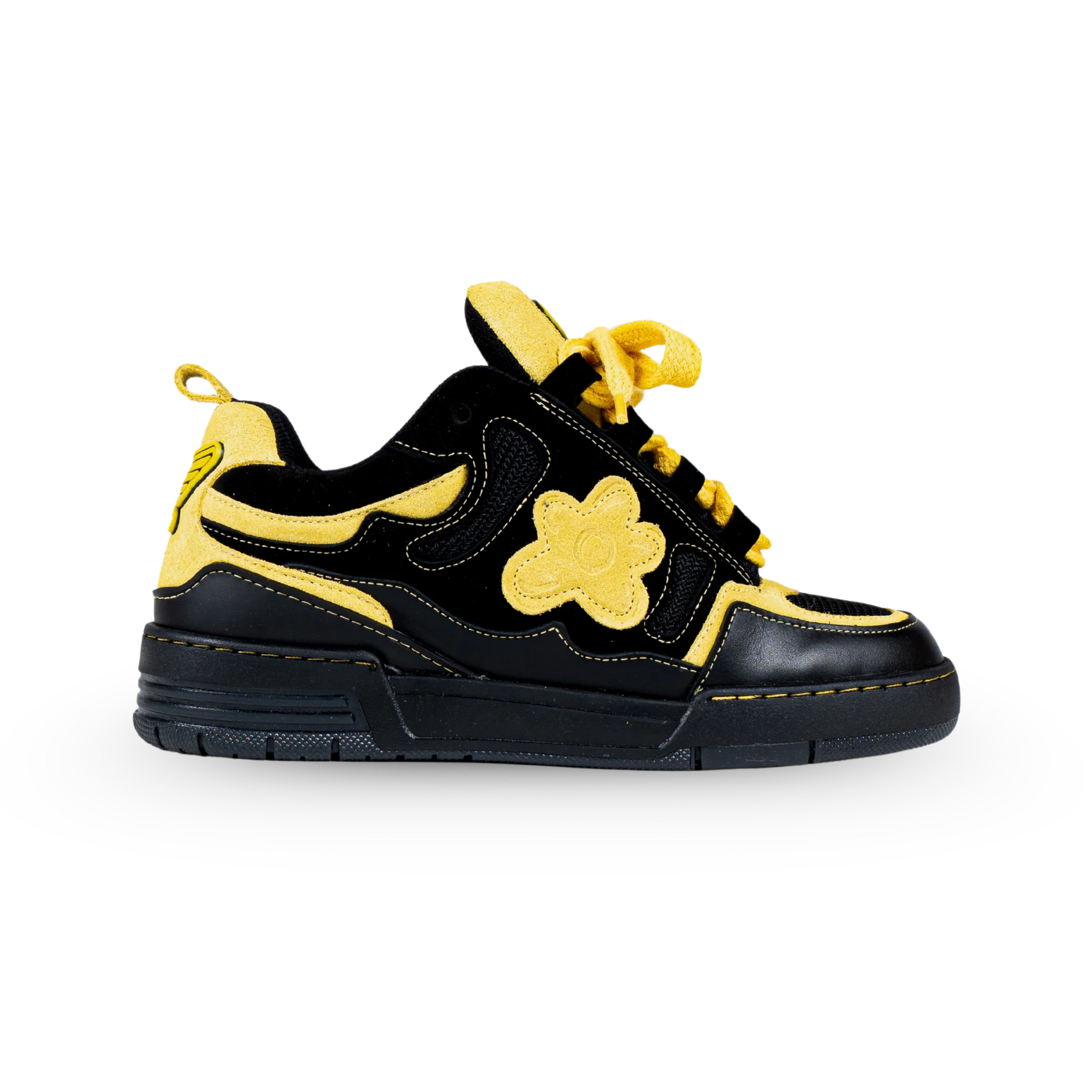 Sneakers - SDT Black Yellow Motor - Flower Instinct