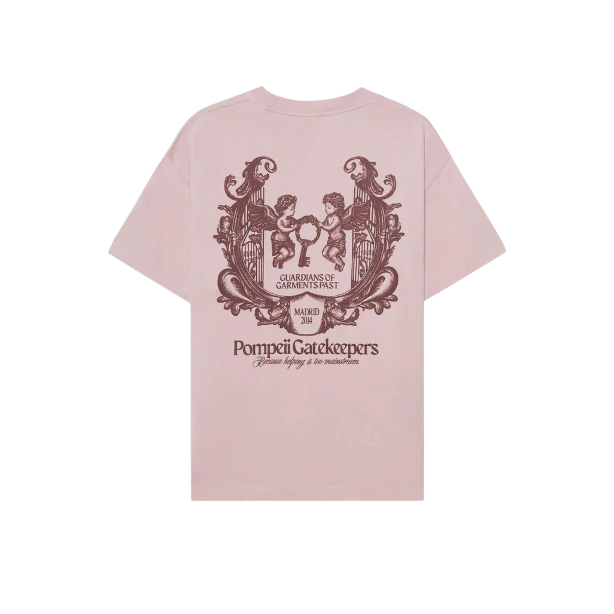 Tee-shirt -  Gatekeeper Powder Pink Tee - Pompeii