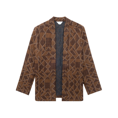 Veste - Kimono Bilbao Jacquard Terra - Wooden