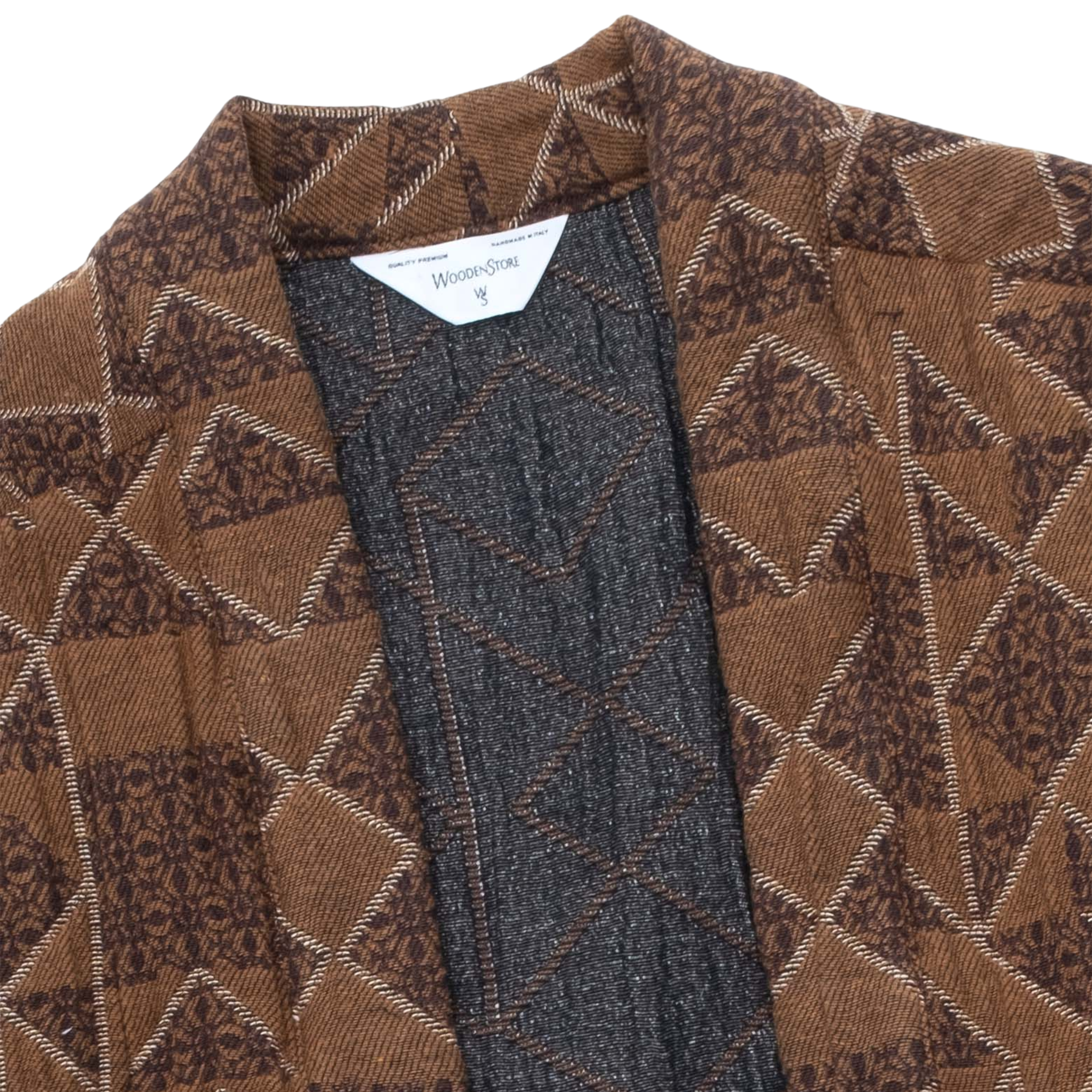 Veste - Kimono Bilbao Jacquard Terra - Wooden