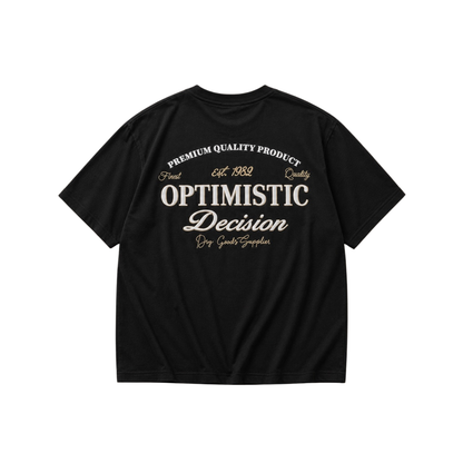 Tee-shirt - Tee Optimistic Noir - Weackers